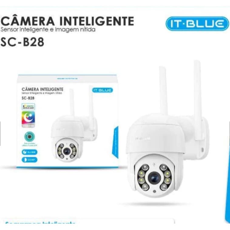 Câmera Segurança Externa Ip Wifi Itblue Scb28