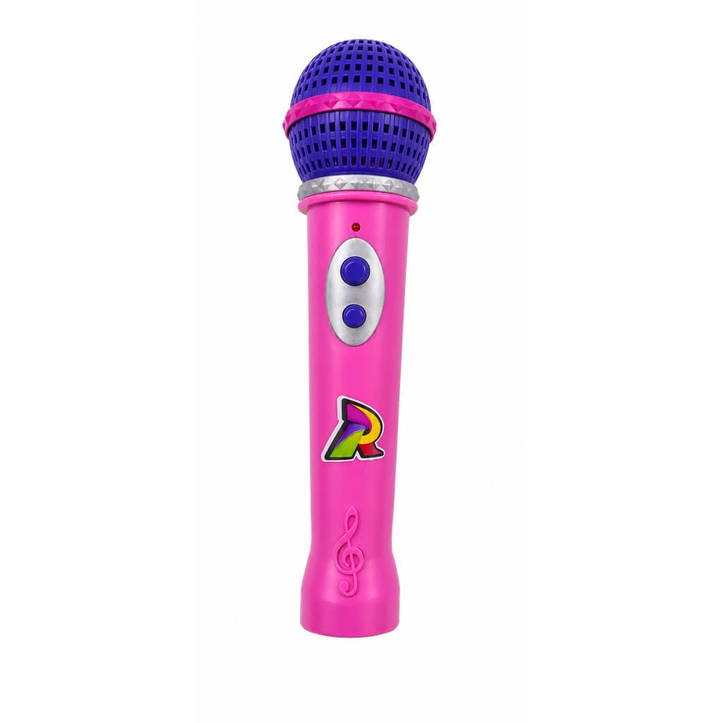 Microfone Infantil Dos Rosa Com Som E Voz Divertida - Youtubers - Karaokê infantil - Brink Model