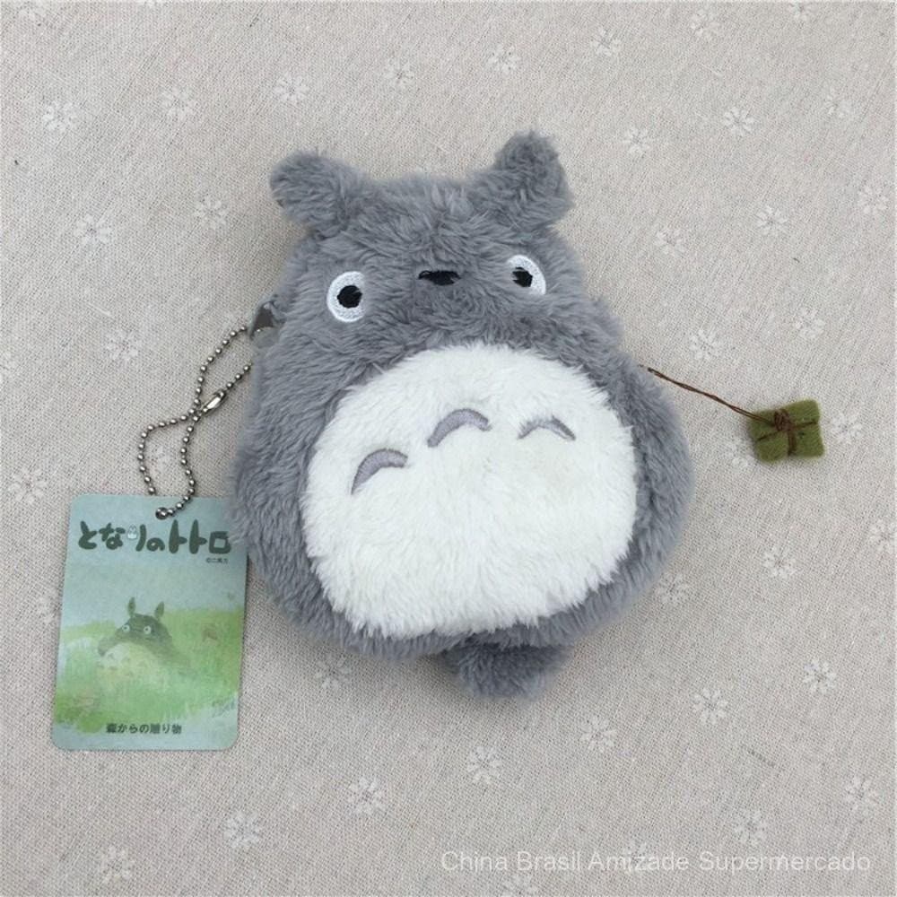 Bolsa de Moedas de Pelúcia Totoro - Carteira de Desenho Animado Charmosa e Fofa, Ideal para Presentes Infantis