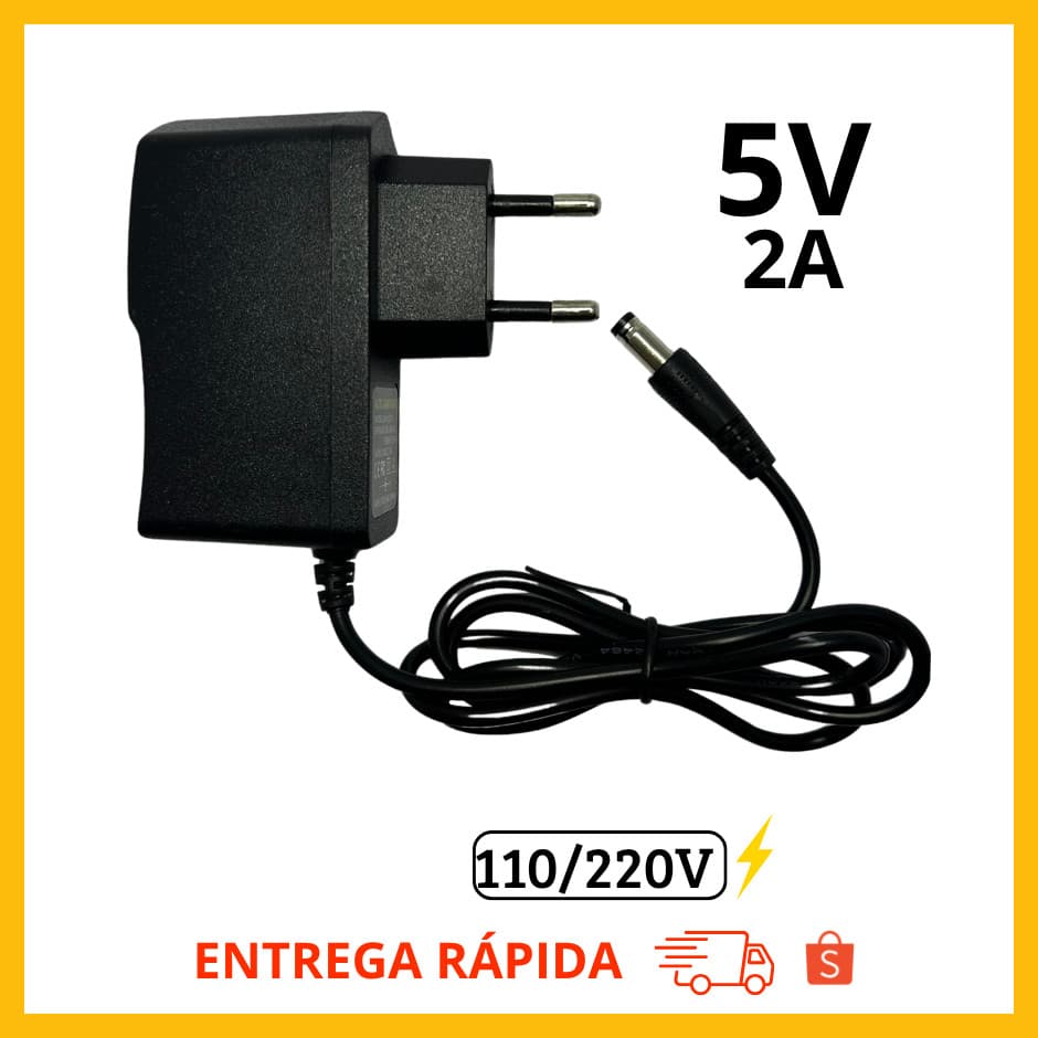 Fonte de Energia 5v 2A para TV BOX Alimentaçao bivolt