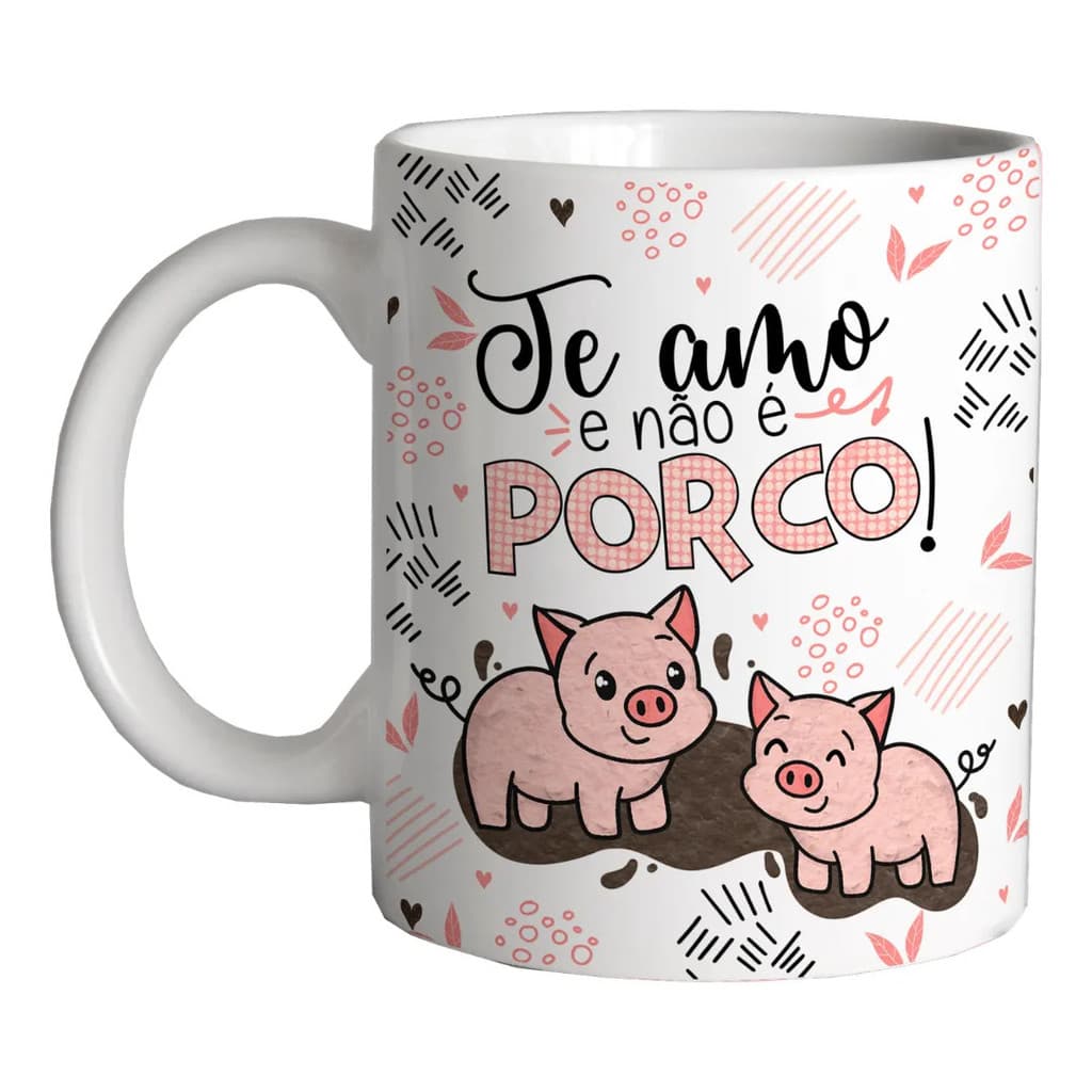 Caneca Personalizada Namorado Branca Premium Pronta Entrega