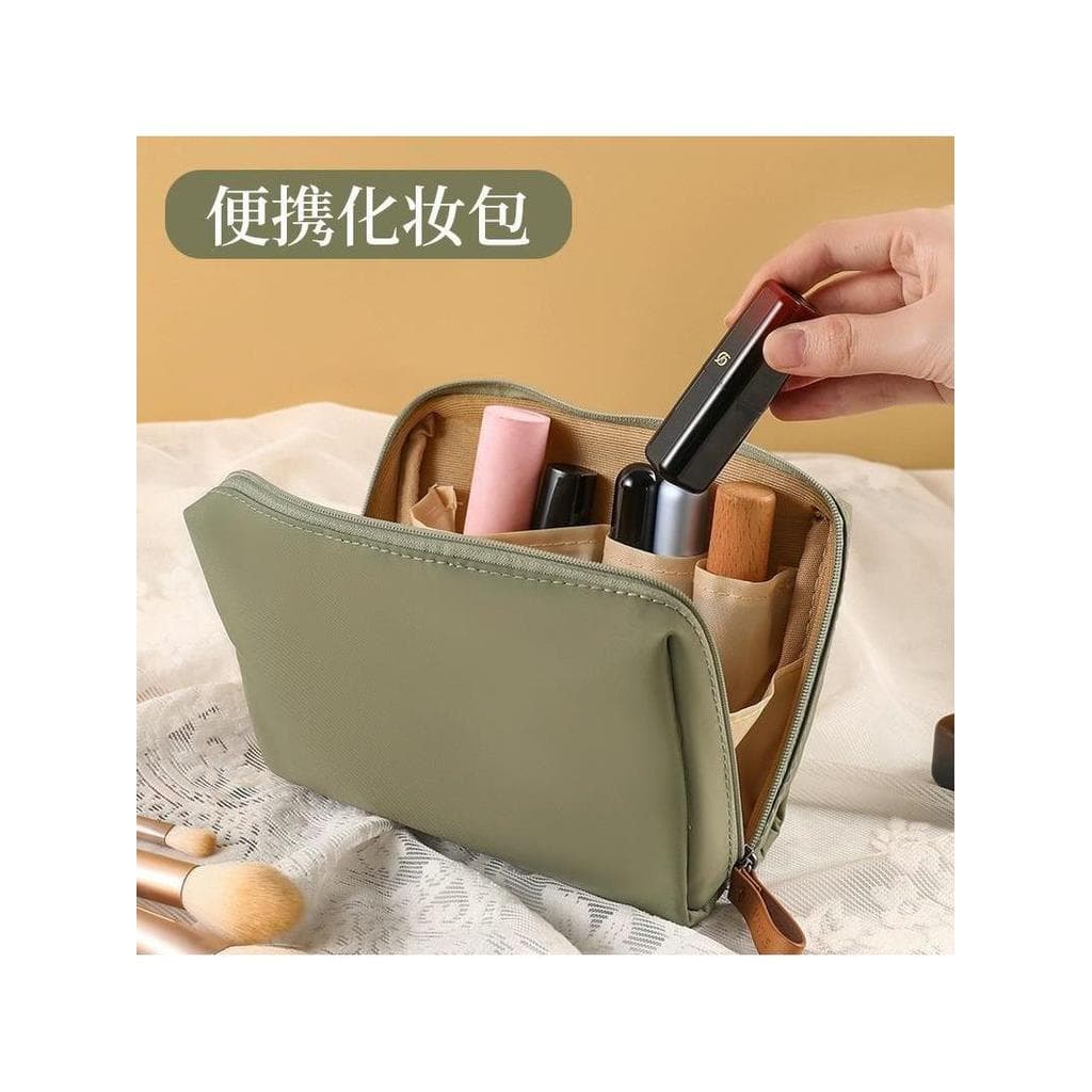 Bolsa cosmética feminina novo estilo portátil bolsa cosmética de grande capacidade pequena Mini bolsa de armazenamento d