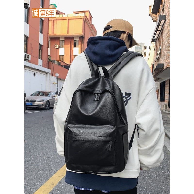 Francês Colorin Kite mochila de couro macio estudante universitário mochila de viagem masculino estudante do ensino médi