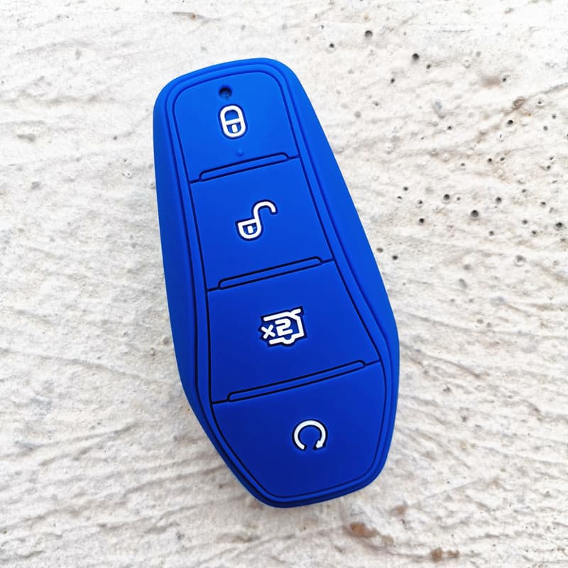 Dedicado 21 BYD Qin PLUS DMI BYD Nova Energia E2 E3 EV Yuan PRO Capa de Silicone para chave de carro