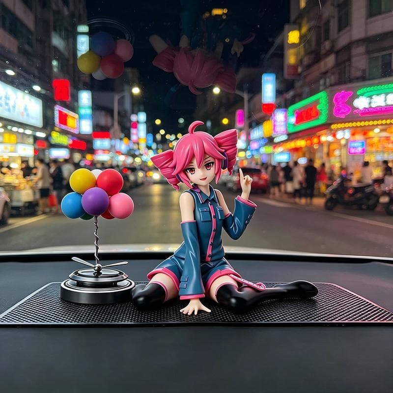 Figuras de Anime Hatsune Miku e Kagamine Dai - Estátuas de PVC Vocaloid Colecionáveis Estilo Figurinha Fofa Decorações d