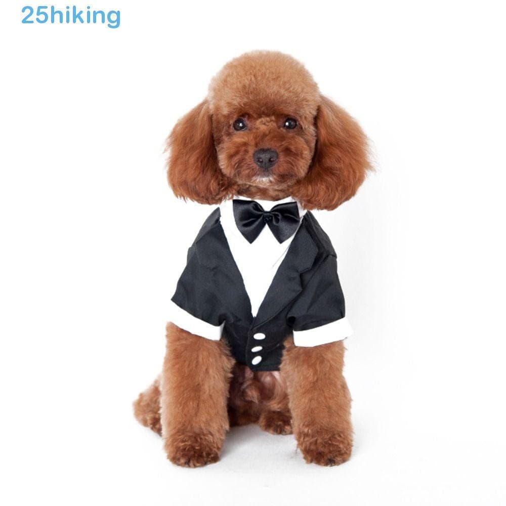 Smoking Para Cachorro De Caminhada , Roupas Formais Cachorros , Suprimentos Cães , Camisa Com Gravata Borboleta Animais