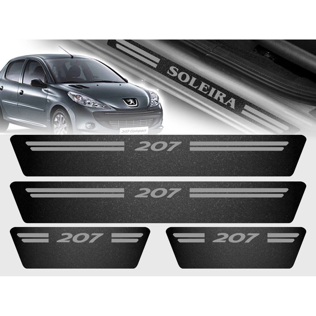 Soleira De Porta Peugeot 207 Modelo Universal Carro personalizado