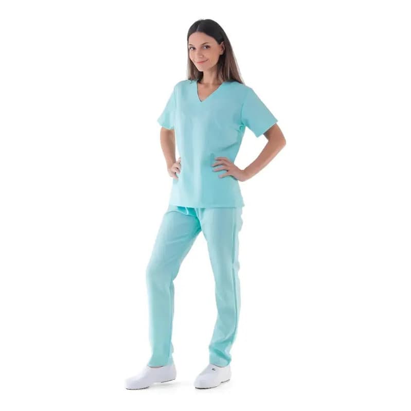 Pijama Cirúrgico Scrub Feminino Em Tecido Two Way Elastano