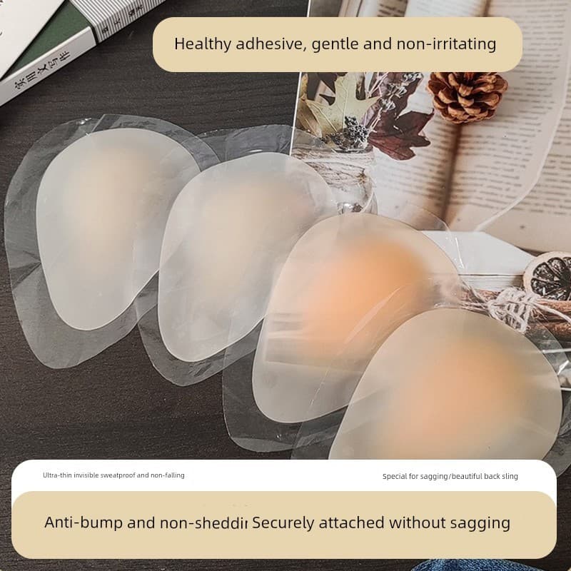 Adesivos de peito líquidos para levantamento de tecnologia preta, adesivos de Silicone invisível Anti-insetos para seios