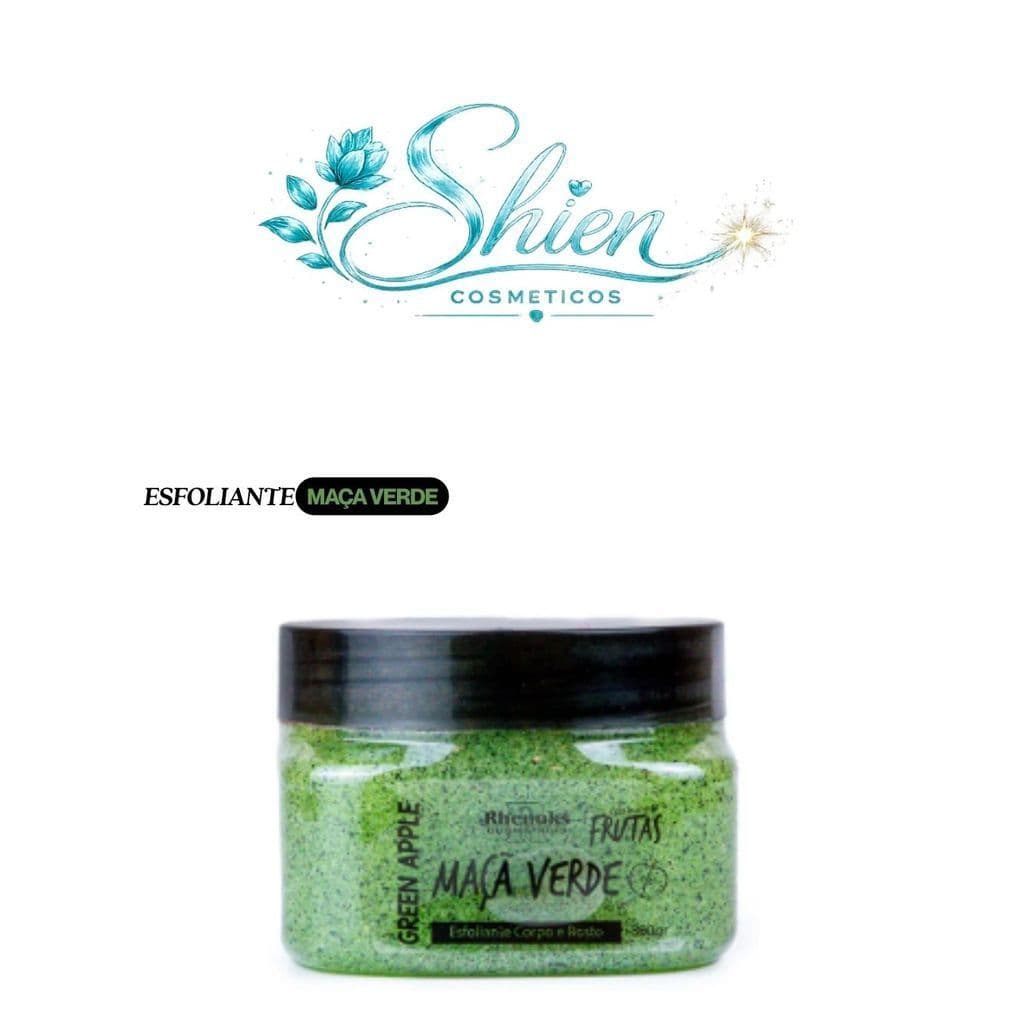 Esfoliante Frutas Corpo E Rosto Maça Verde 300G Rhenuks (Afilhado)