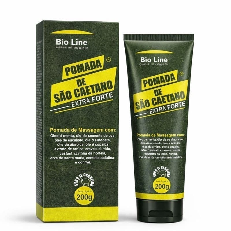 Pomada São Caetano Extra Forte 200g Alívio Rápido