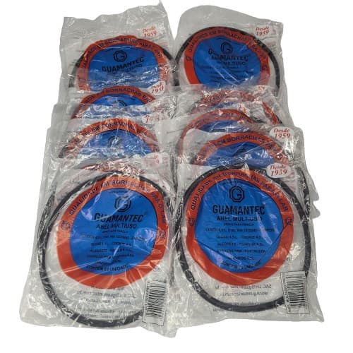 Kit 10 Guarnição Borracha Panela de Pressão 4,5L ou 7 lts Preto Multiuso