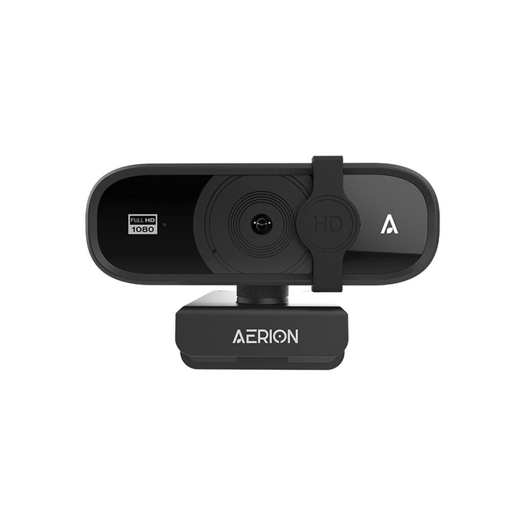 WEB CAM USB FULL HD 1080P VISUS 100 COM MICROFONE AERION WEB100 PRETO