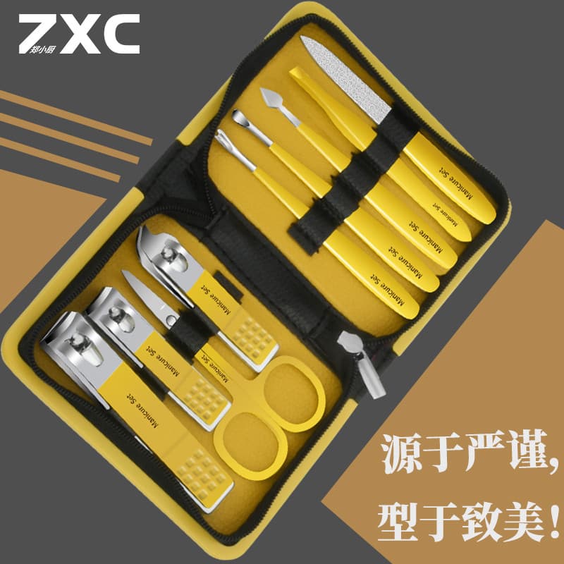 Conjunto de cortador de unhas doméstico cortador de unhas Diagonal colher de colheita de orelha estilo alemão cortador d