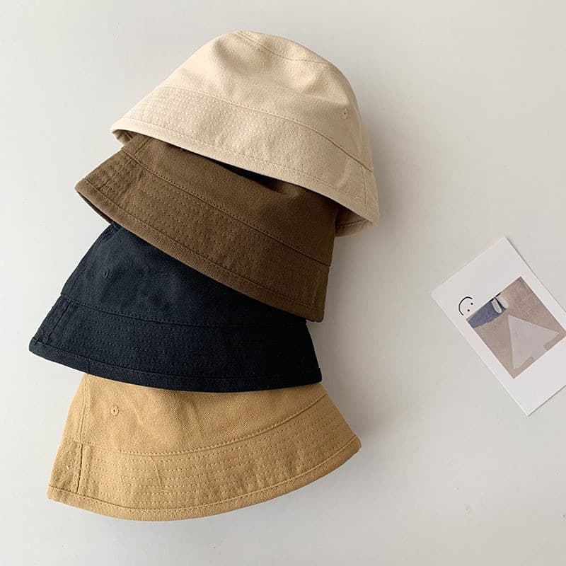 0-6 Anos Chapéu De Bebê Verão Outono Panamá Pescador Ao Ar Livre Sol Acessórios De Praia Kids Bucket Hat Baby Cap Para M
