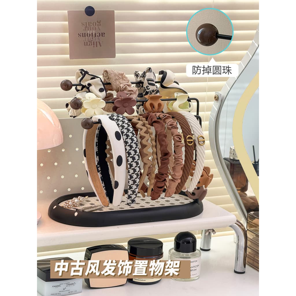 Armazenamento de jóias ferramenta útil Desktop High-End prateleira colar pulseira expositor acessórios para o cabelo ban