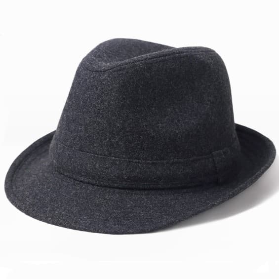 Novo chapéu superior de lã outono inverno de meia-idade chapéu de feltro masculino Jazz britânico Retro chapéu idosos