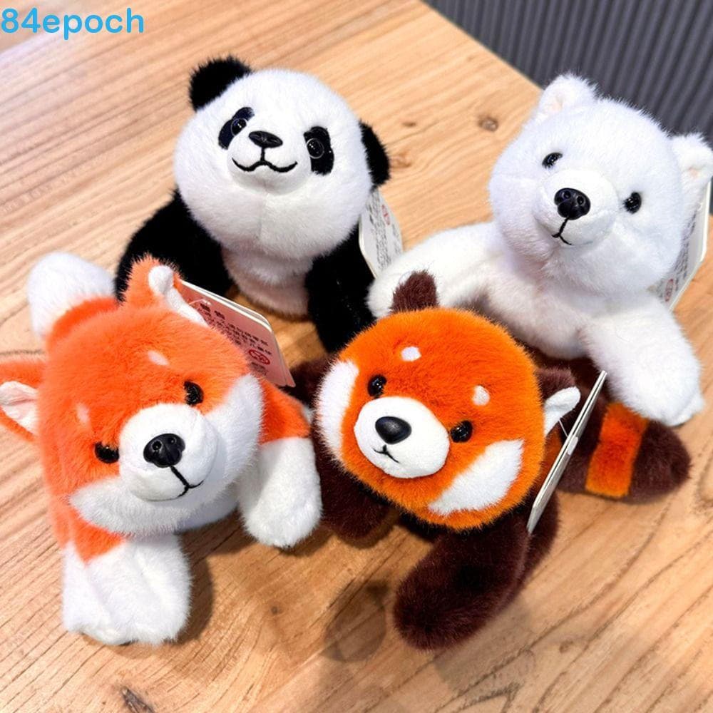 BREPOCH Animal Deitado De Pelúcia , Ornamento De Mesa De Travesseiro Macio , De Urso De Guaxinim , Boneca Husky Preguiça