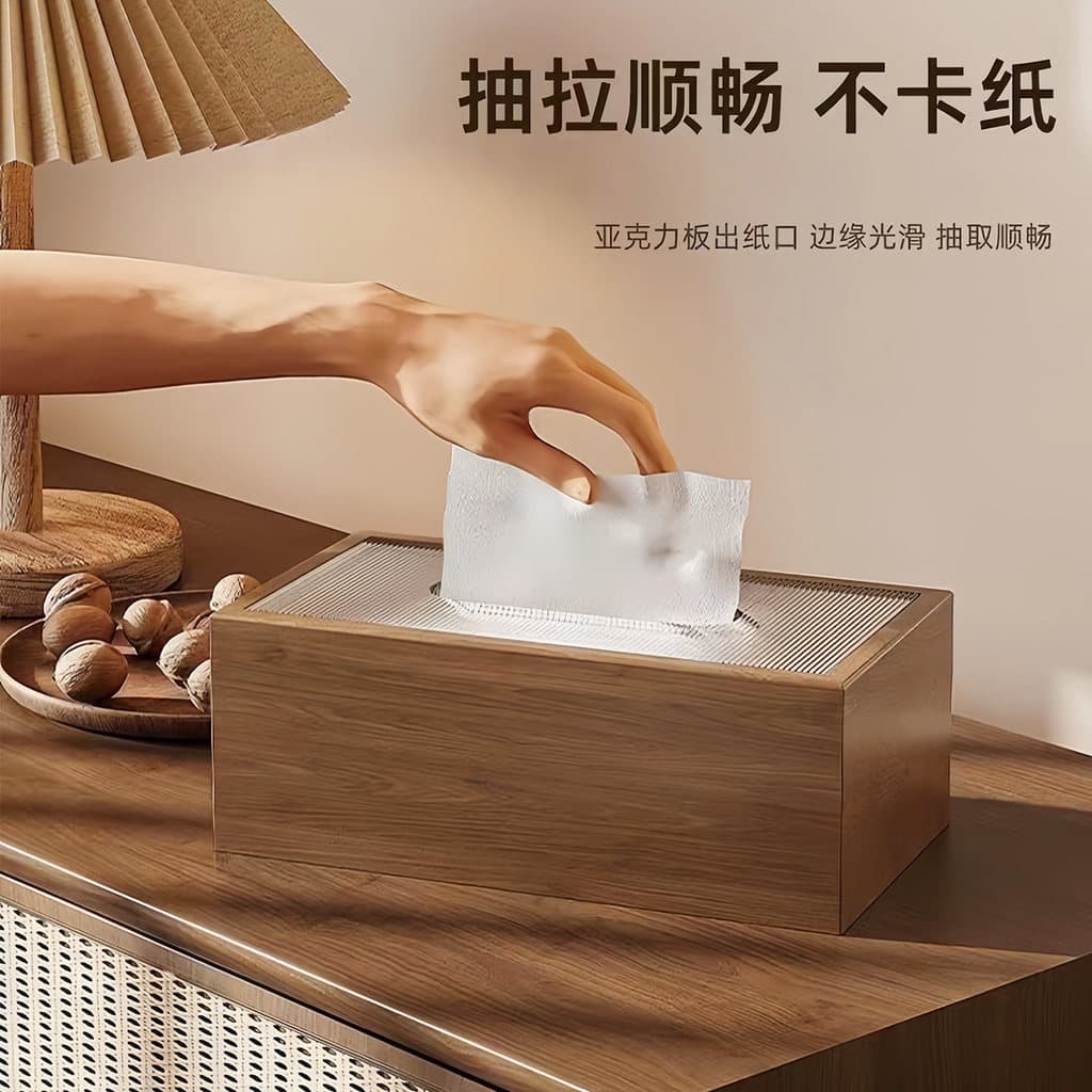 Novo estilo chinês caixa de papel High-End sentimento Desktop caixa de tecido sala estar mesa café b & b Hotel Retro qua
