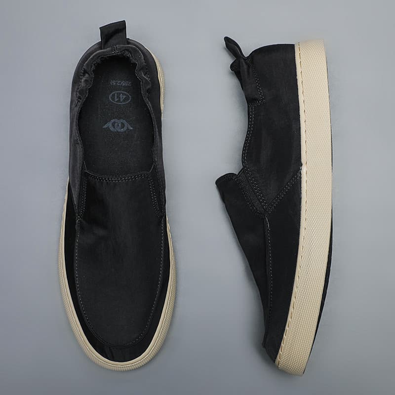 Baoda novo estilo primavera verão All-Match leve estilo simples masculino velho pequim sapatos de pano plana escritório