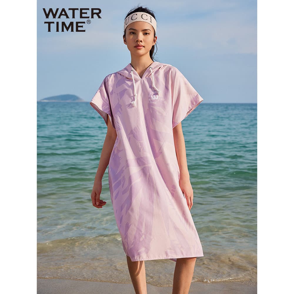 WaterTime capa de natação roupão de banho absorvente de secagem rápida toalha de banho feminina masculino Fitness quente