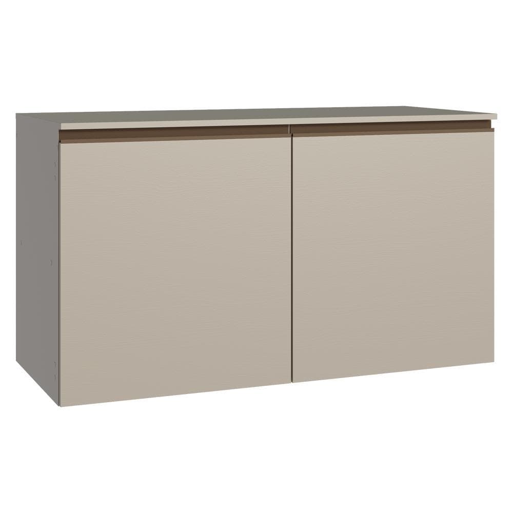 Balcão de Cozinha 120 cm 2 Portas Suspenso Crema Nice Madesa