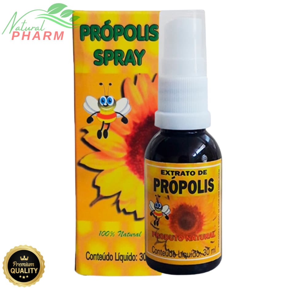 Kit 3 Extrato de Própolis Spray com Mel 30ml | Envio Rápido