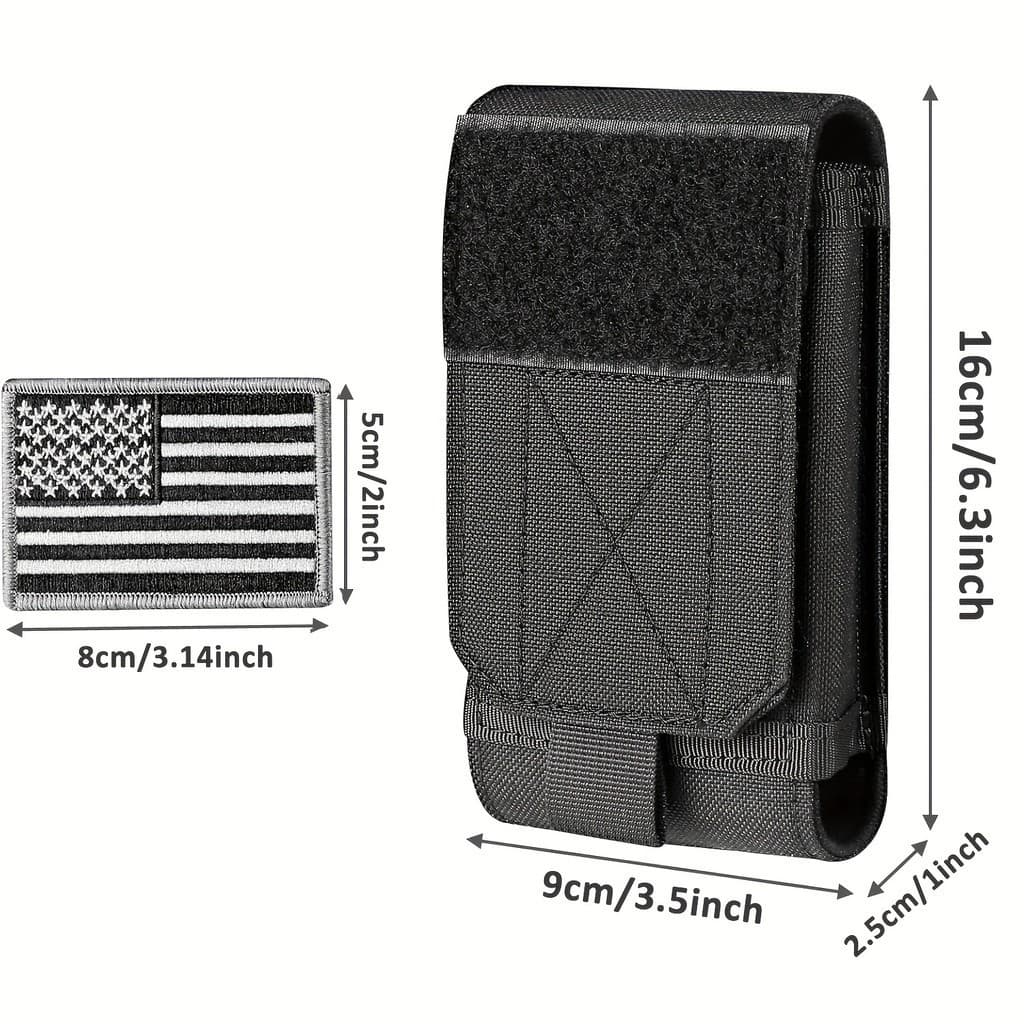 LUC Bolsa De Telefone MOLLE Durável E Prática/Capa De Couro , Com Cinto Universal , Organizador EDC Prático