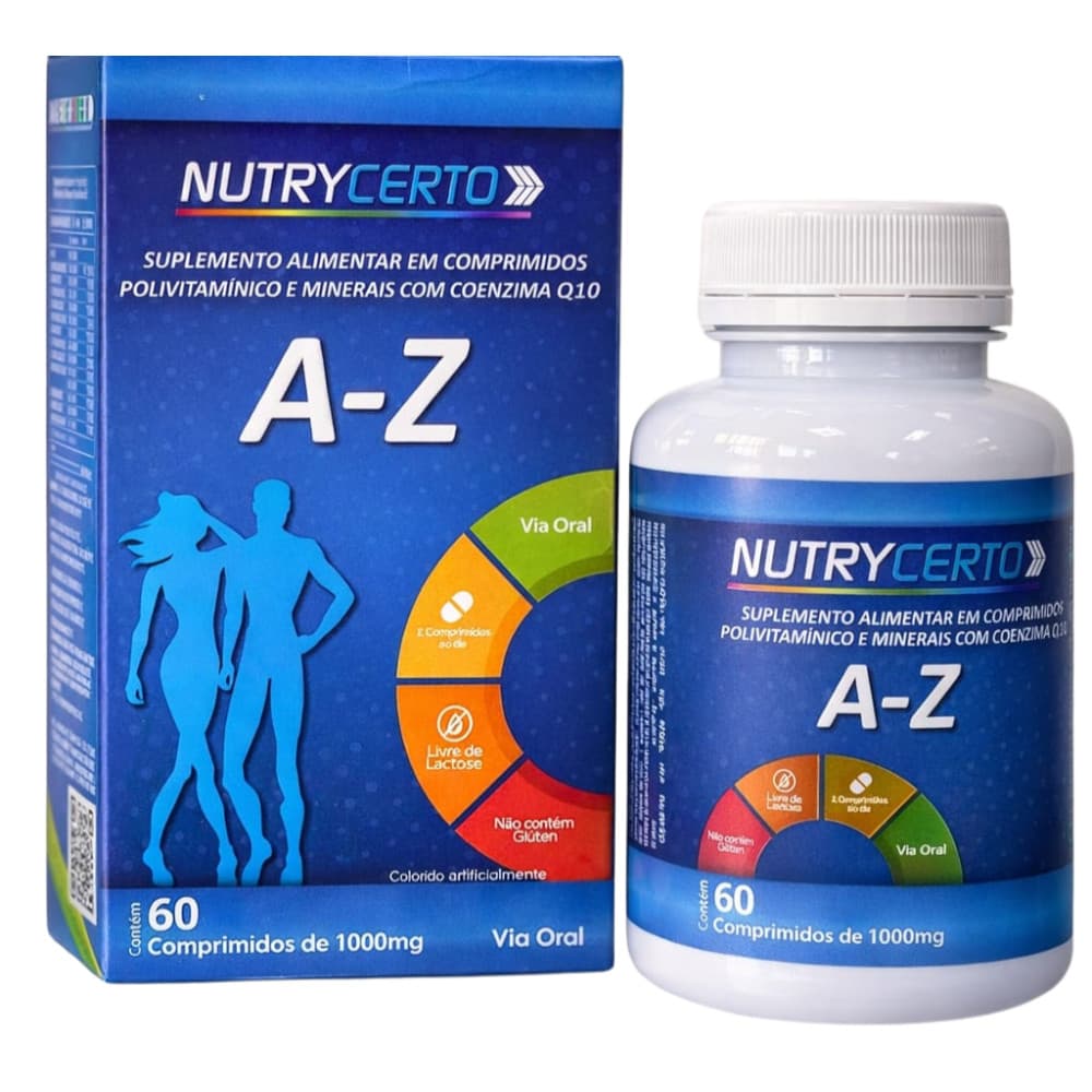 Nutrycerto Vitaminas e Minerais de A-Z com 60 Comp