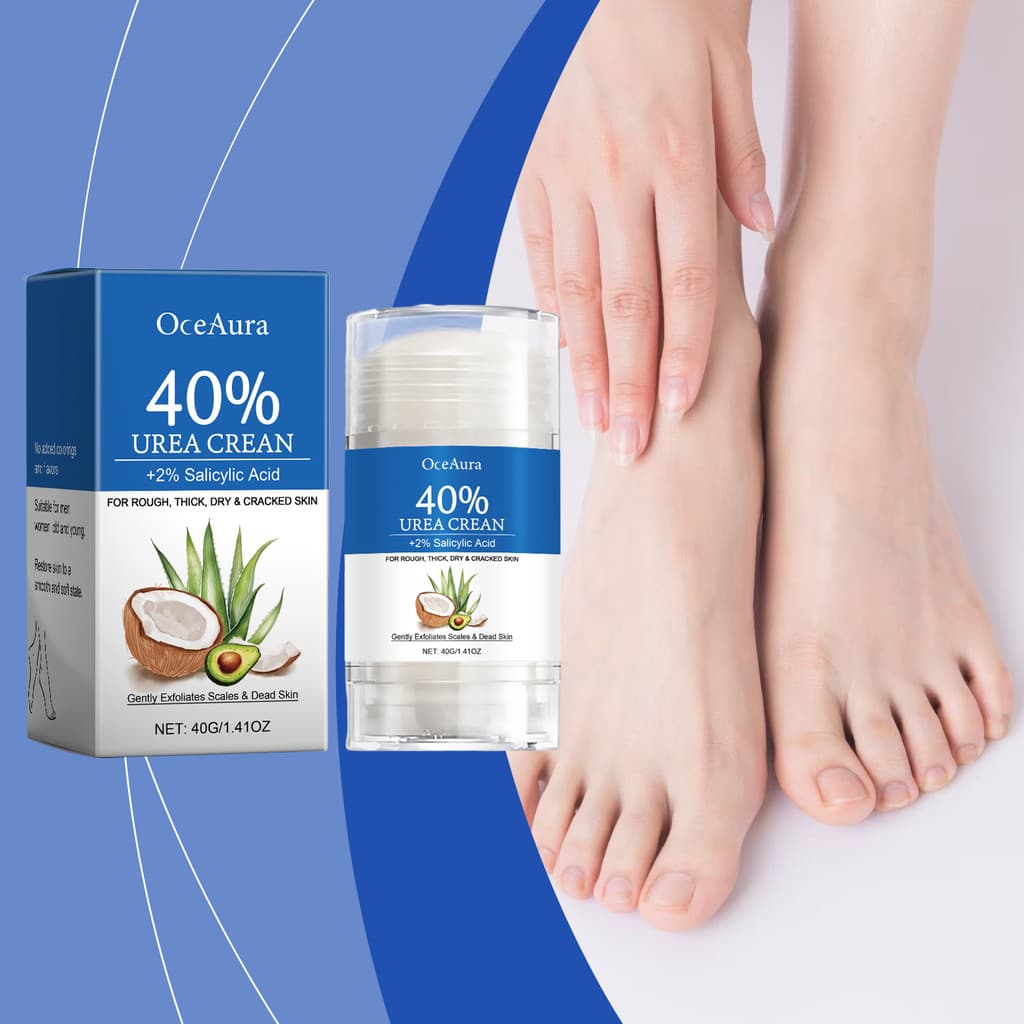 OceAura Creme Hidratante para Cuidados com os Pés Massagem nos Pés Hidratante Hidratante Creme para Cuidados Diários da