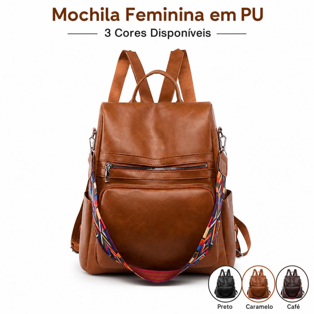 Mochila Feminina Escolar Bolsa Grande Moda Impermeável Resistente para Viagem Trabalho
