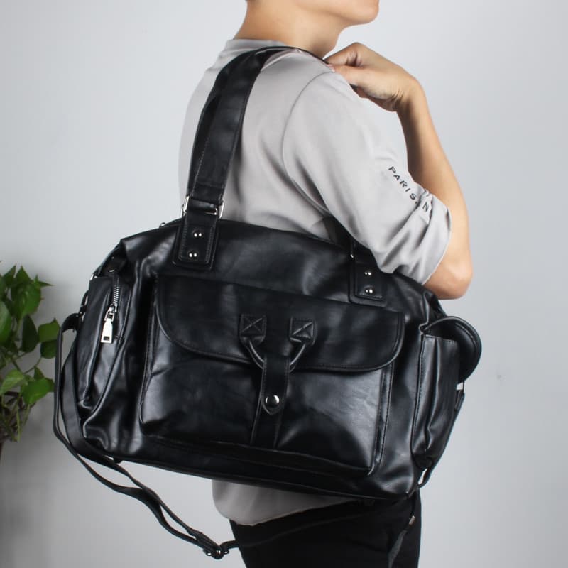 M/Amur novo estilo bolsa de ombro masculina saco do mensageiro na moda versão coreana lazer viagem saco de grande capaci