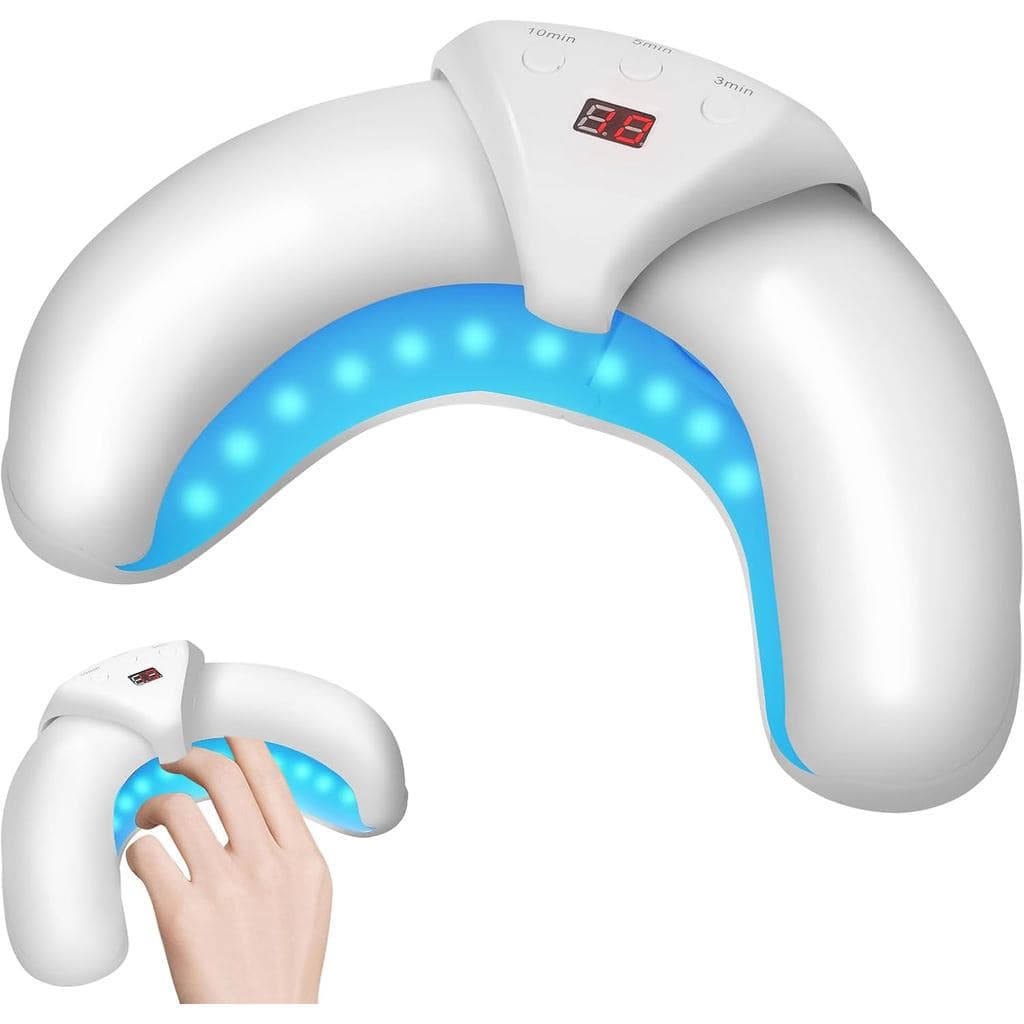 Dispositivo de Cuidado de Unhas para Uso Doméstico, 3 Modos Predefinidos (3/5/10 Minutos) com Função de Desligamento Aut