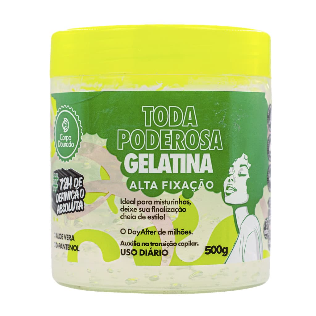 TODA PODEROSA GELATINA ALTA FIXAÇÃO 500G