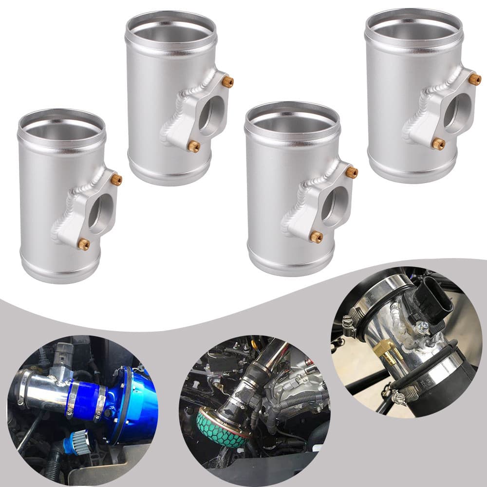 Acessórios de modificação do tubo de admissão do carro, flange do sensor, base do medidor de fluxo de ar adequados para