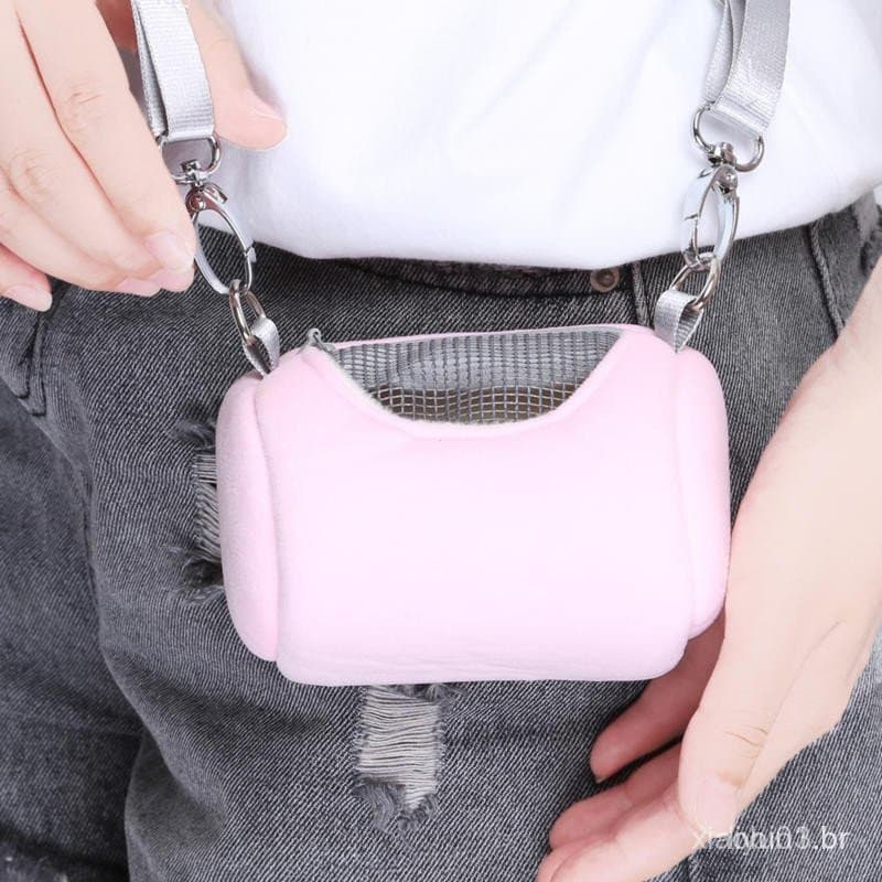 Mini Animal Pig Hamster Pet Transportadora Saco De Pulgas Pequena Raças Bolsa De Viagem  Pequeno Rato Ratos Bens