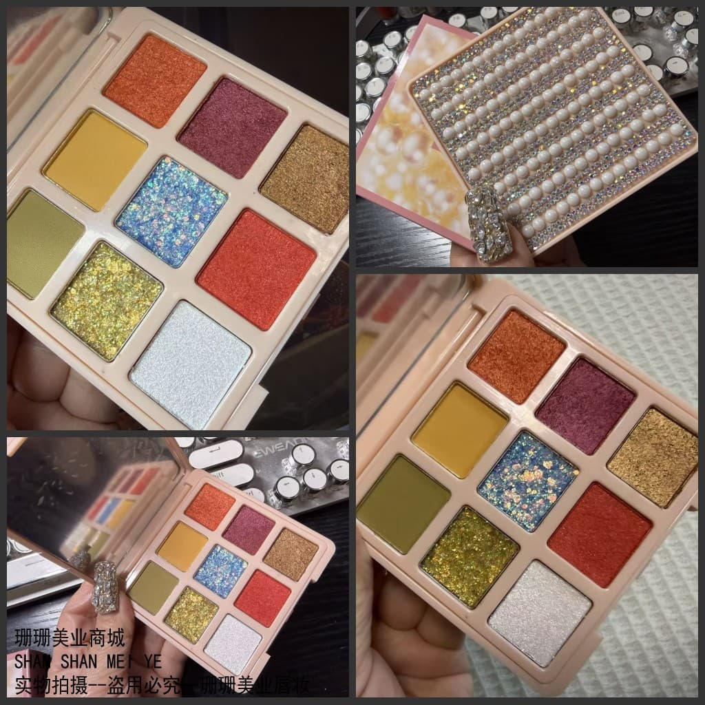 Frete grátis Veludo molhado elástico nove cores sombra série de cores combinação primavera outono série de cores quentes