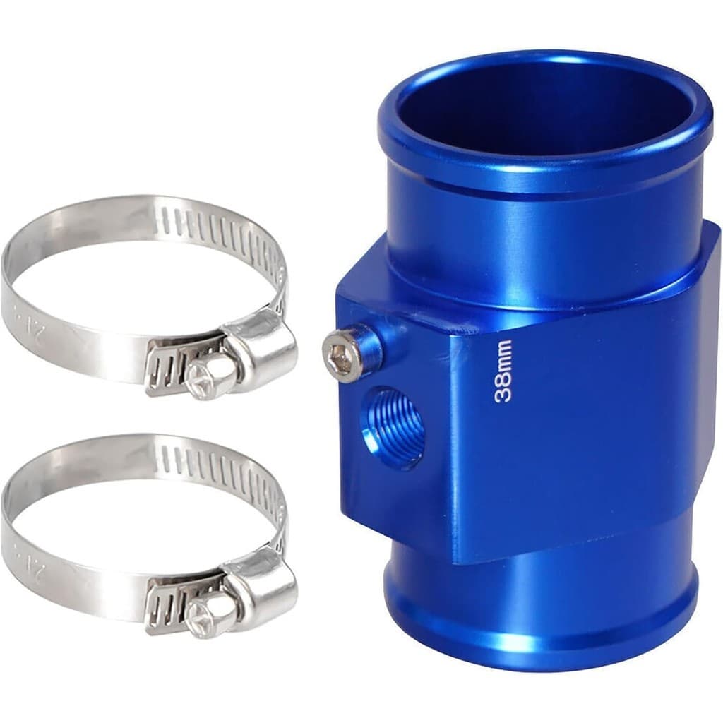 Adaptador Do Sensor De Temperatura , 38mm Carro Liga De Alumínio Da Água Conjunta Tubo Medidor Mangueira Radiador