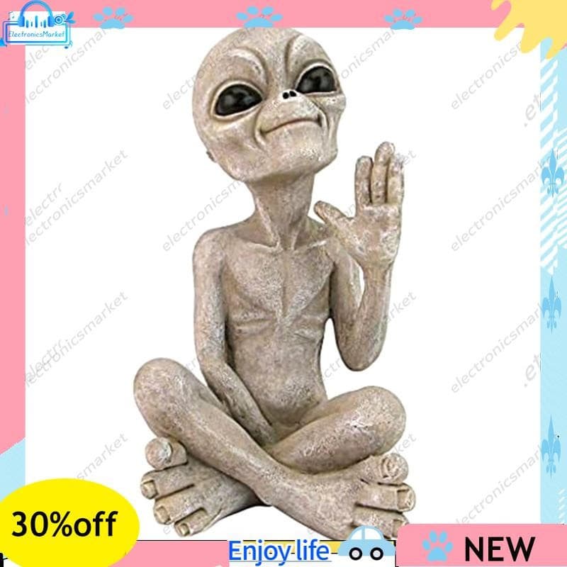 Estátua Marcianos Jardim Estatueta Conjunto Para Casa Interior Ao Ar Livre Estatuetas Ornamentos De Miniaturas Arte Deco