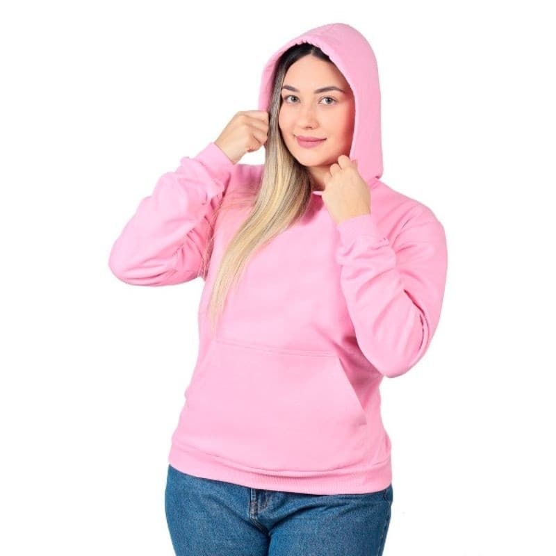 Moleton Canguru Unissex Liso Feminino Masculino Com Capuz