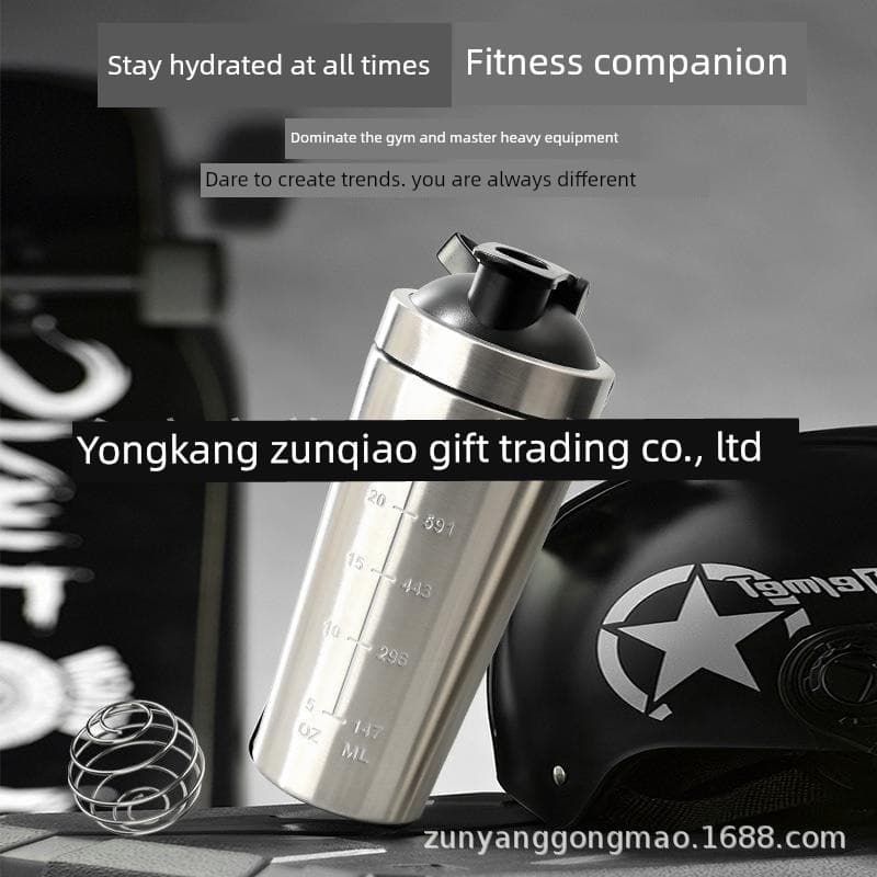 Copo agitador de proteína em pó multifuncional 04, aço inoxidável, grande capacidade, Fitness ao ar livre, esportes, cop