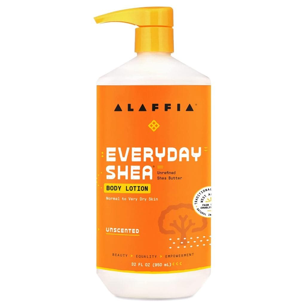 Loção Corporal Alaffia Everyday Shea - Para Pele Normal a Muito Seca, Suporte Hidratante para uma Pele Hidratada, Macia