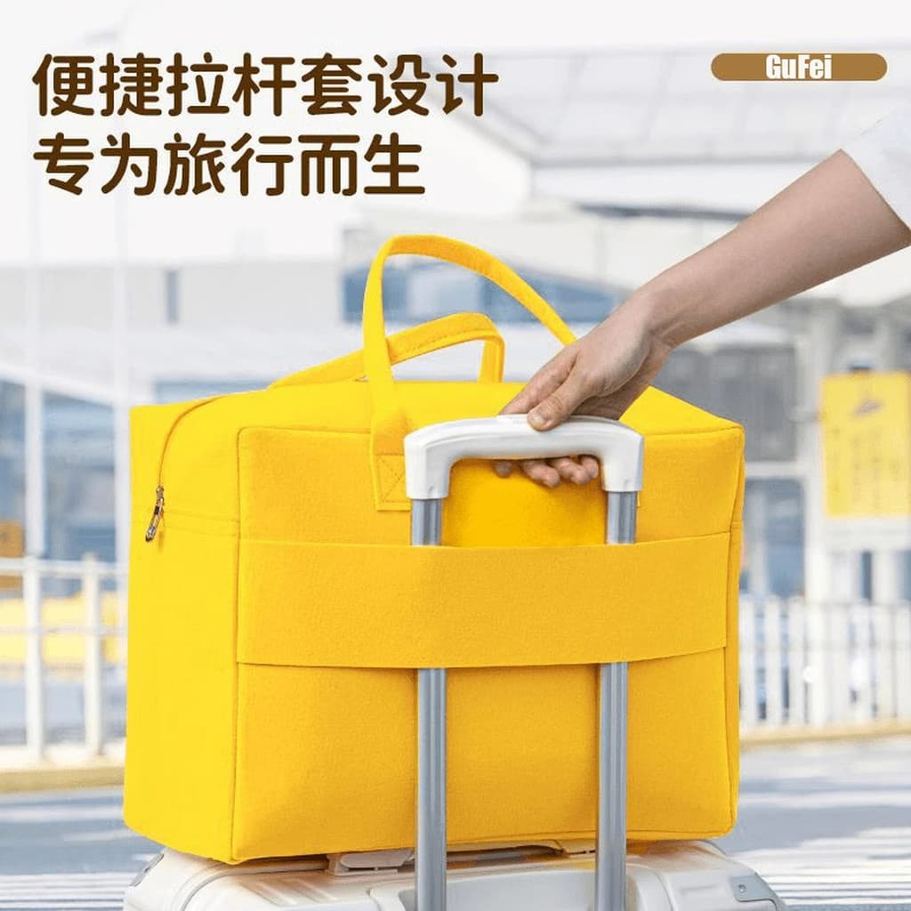 Bolsa larga para acessórios de carrinho, grande capacidade, pode cobrir bagagem, bolsa adicional, sem Check-In, bolsa de