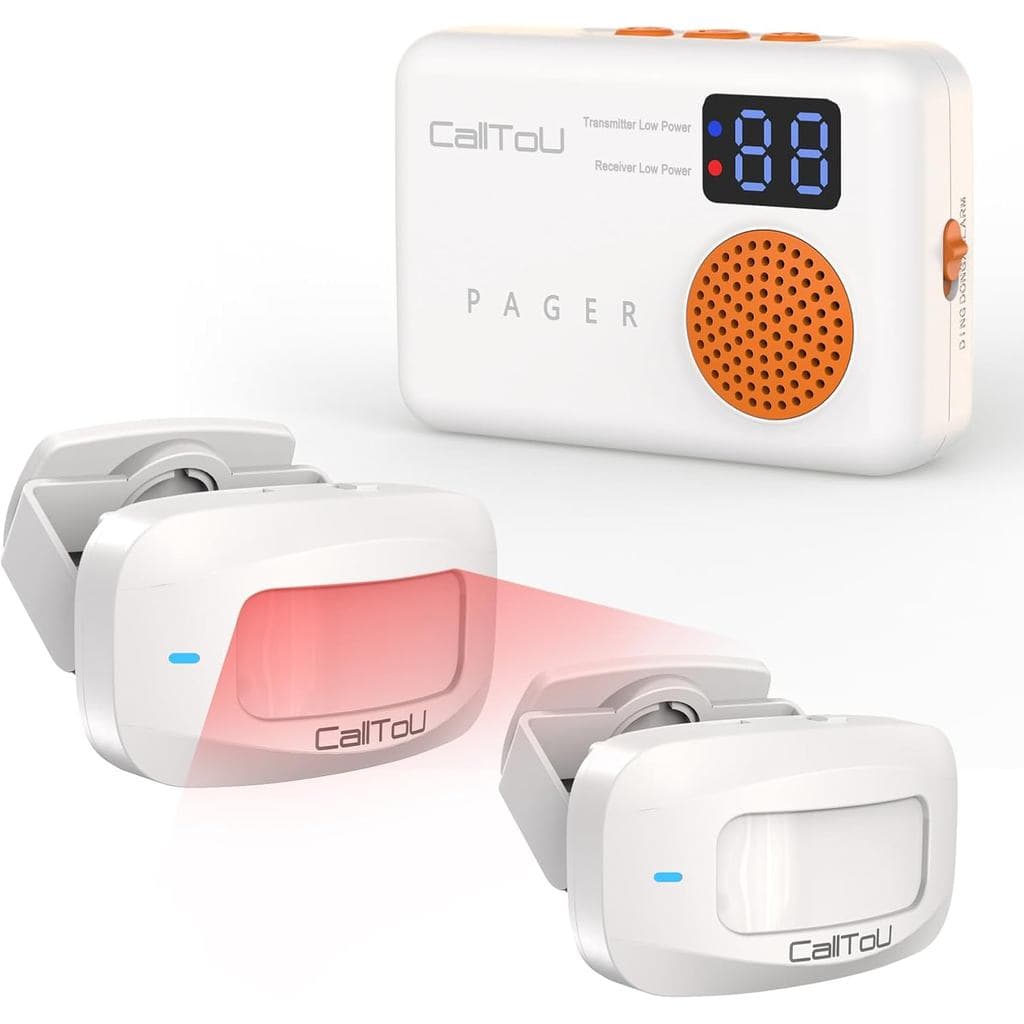Alarme de Cama CallToU para Idosos, Alarme Sem Fio com Sensor de Movimento para Idosos, Detector de Movimento Interno pa