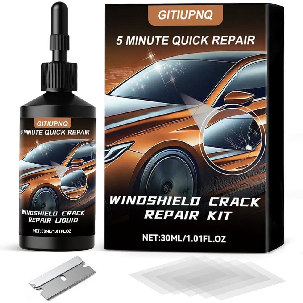 Kit de Reparação de Para-brisa para Lascas e Rachaduras, Kit de Reparação de Rachaduras em Para-brisa de Carro, Líquido