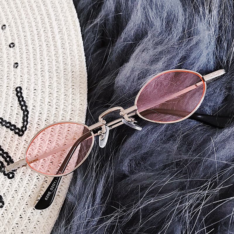 2019 novo estilo óculos de sol senhoras retro óculos de sol na moda redondo pequeno quadro espelho versão coreana ins re