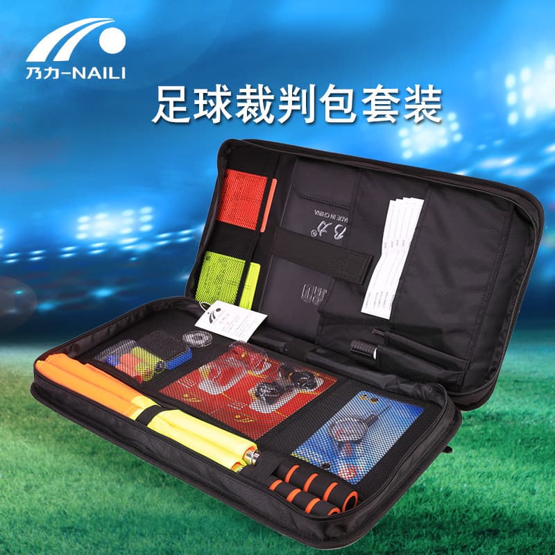 Kit de árbitro Extra grande, kit de árbitro de futebol, bandeira lateral, selecionador lateral, suprimentos de árbitro