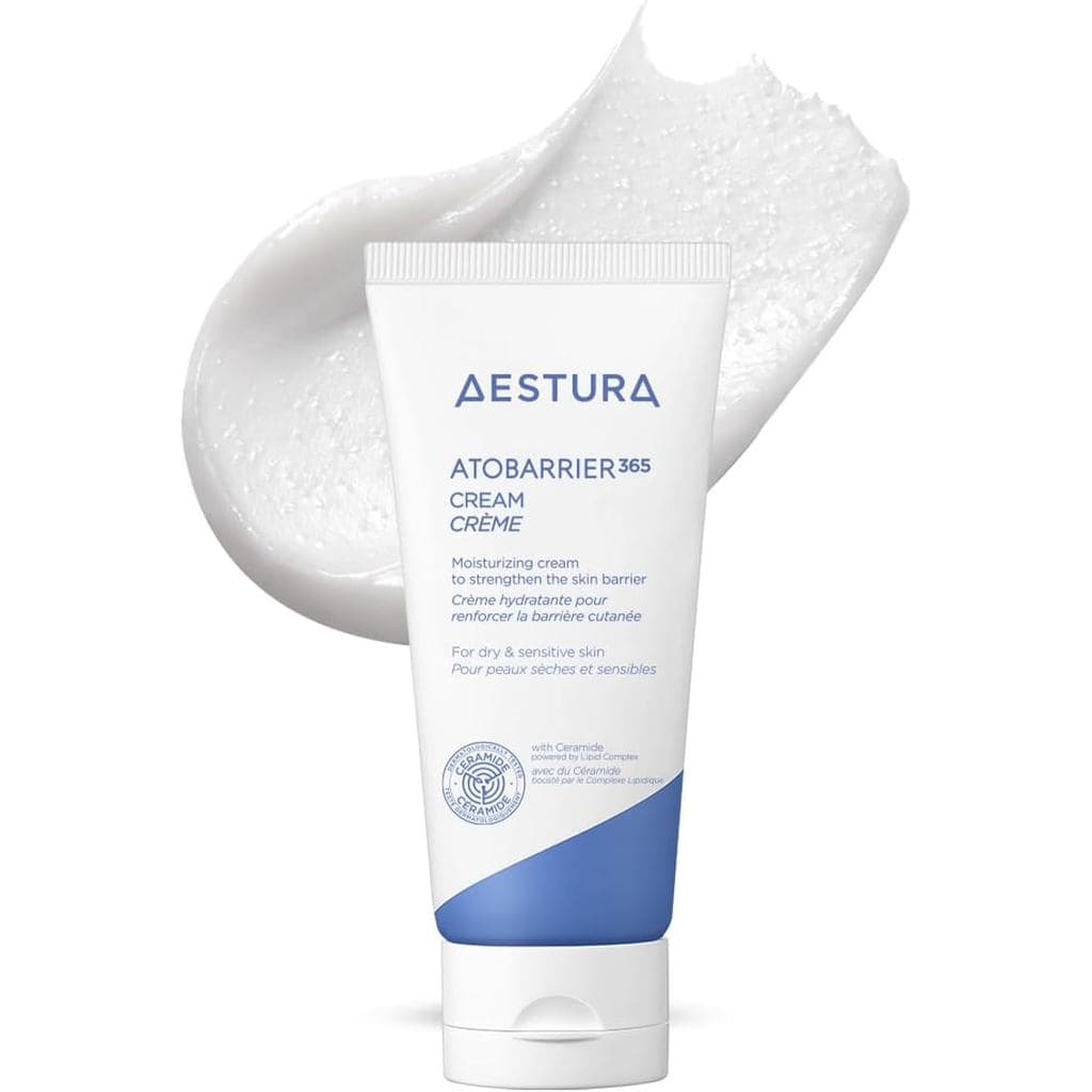 AESTURAATOBARRIER365 contém ceramidas, um creme hidratante coreano, produto de cuidados com a pele coreana, creme em cáp