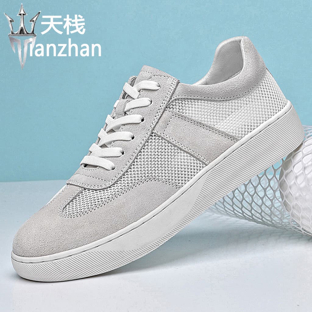 Sapatos de treinamento alemão de couro genuíno masculino verão respirável estilo fino oco 45 tamanho sapatos masculinos