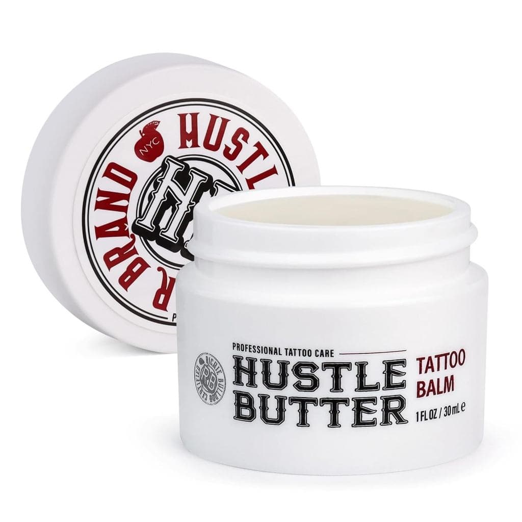 Hustle Butter Deluxe – Manteiga para Tatuagem para Antes, Durante e Após o Processo de Tatuagem – Lubrifica e Hidrata –